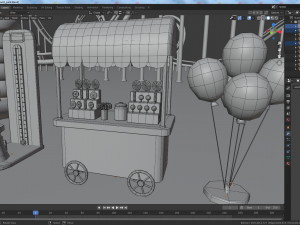 cartoon amusement park Model 3D