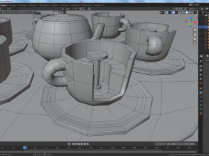 cartoon amusement park Model 3D