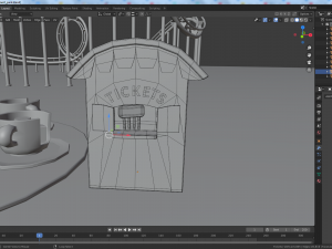 cartoon amusement park Model 3D