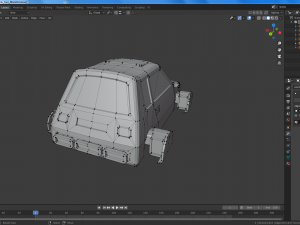 cartoon flying cars low-poly 3D Model