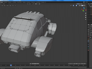 cartoon flying cars low-poly 3D Model