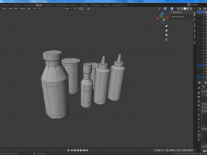 cartoon food pack 3D Model