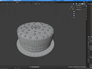 cartoon food pack 3D Model