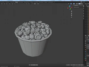 cartoon food pack 3D Model