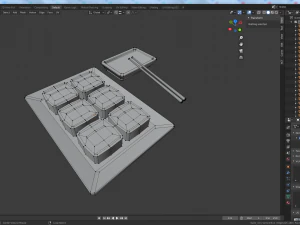 cartoon food pack 3D Model