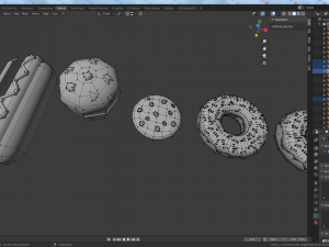 cartoon food pack 3D Model