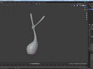 modern rabbits figurine Model 3D