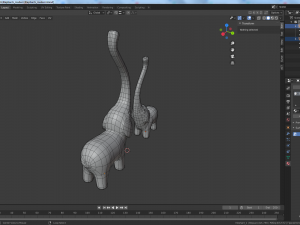 modern elephants figurine 3D Модель