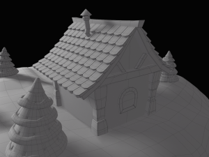 cartoon christmas island Modello 3D
