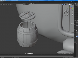 cartoon mushroom village Modelo 3D