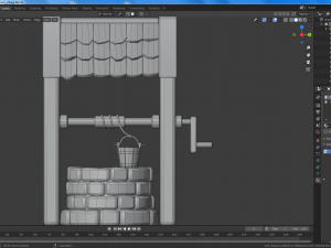 cartoon mushroom village Modelo 3D