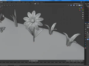 vila de cogumelo dos desenhos animados Modelo 3D