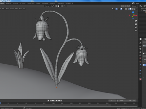 cartoon mushroom village Modelo 3D