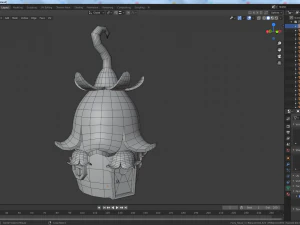 vila de fadas dos desenhos animados Modelo 3D