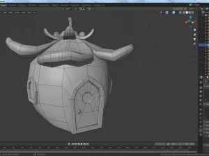 vila de fadas dos desenhos animados Modelo 3D