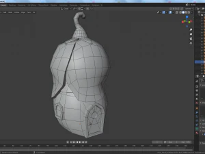 vila de fadas dos desenhos animados Modelo 3D