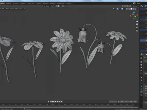 vila de fadas dos desenhos animados Modelo 3D