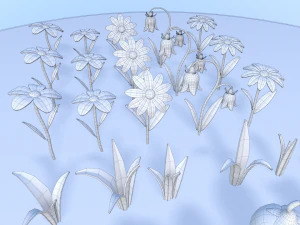 vila de fadas dos desenhos animados Modelo 3D