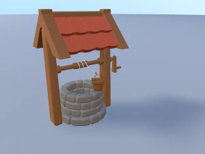 cartoon village 3D Model