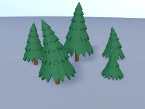 cartoon village 3D Model