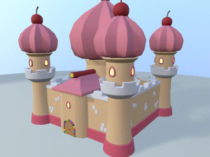 cartoon sweet kingdom 3D Model