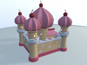 cartoon sweet kingdom 3D Model
