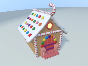 cartoon sweet kingdom 3D Model