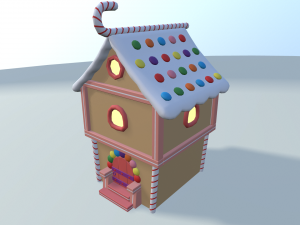 cartoon sweet kingdom 3D Модель