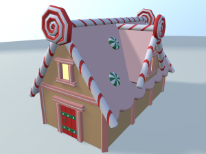 cartoon sweet kingdom 3D Модель