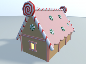 cartoon sweet kingdom 3D Модель