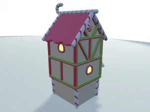 cartoon sweet kingdom 3D Model