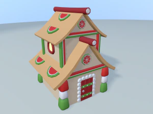 cartoon sweet kingdom 3D Model
