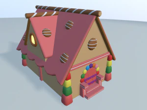 cartoon sweet kingdom 3D Model
