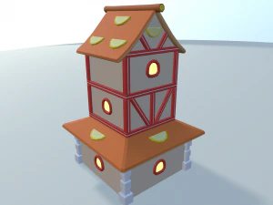 cartoon sweet kingdom 3D Model