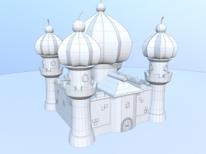 cartoon sweet kingdom 3D Модель