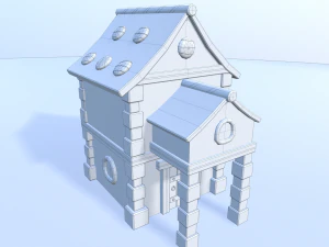 cartoon sweet kingdom 3D Model