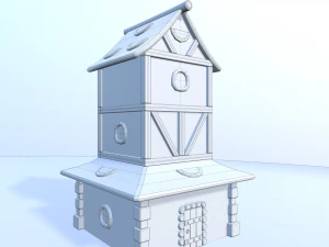 cartoon sweet kingdom 3D Model