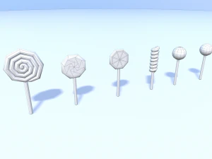 cartoon sweet kingdom 3D Model