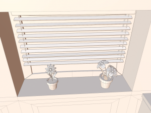cartoon classroom 3D Model