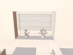cartoon classroom 3D Model
