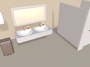 만화 사무실 3D 모델