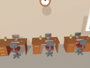 cartoon office Model 3D