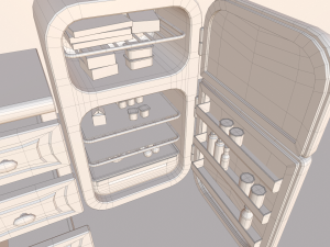 cartoon office Model 3D