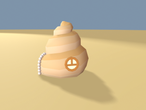 cartoon sea village Modelo 3D