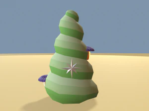cartoon sea village 3D Model