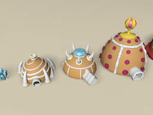 cartoon alien worlds insect race Modèle 3D