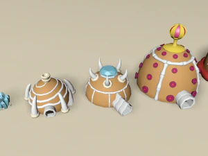 cartoon alien worlds insect race 3D Model