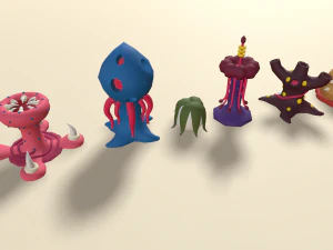 cartoon alien worlds insect race 3D Model