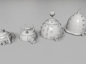 cartoon alien worlds insect race 3D Model