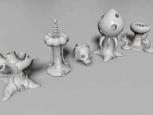 cartoon alien worlds insect race Modèle 3D